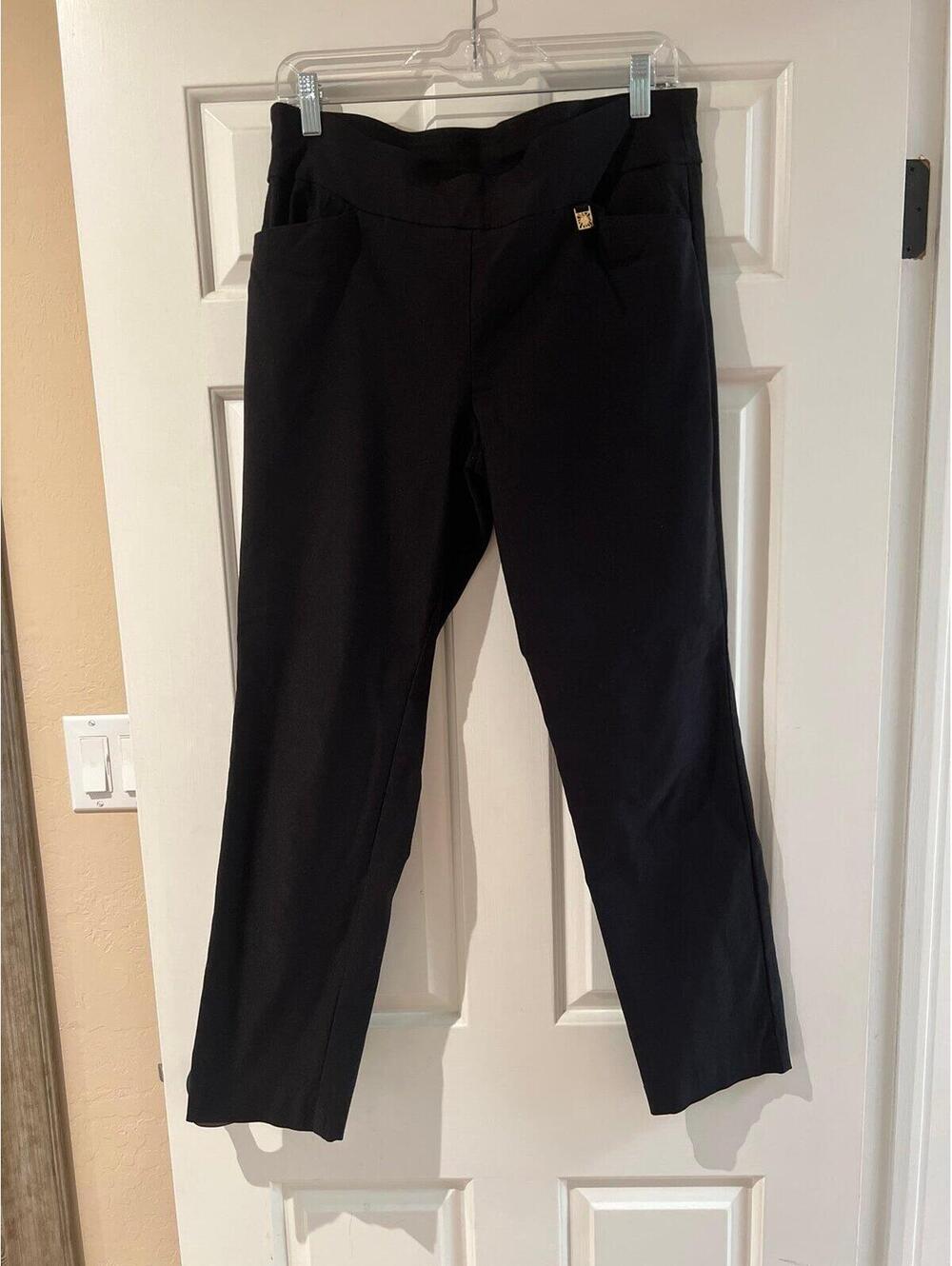 Anne Klein cropped pull on pants